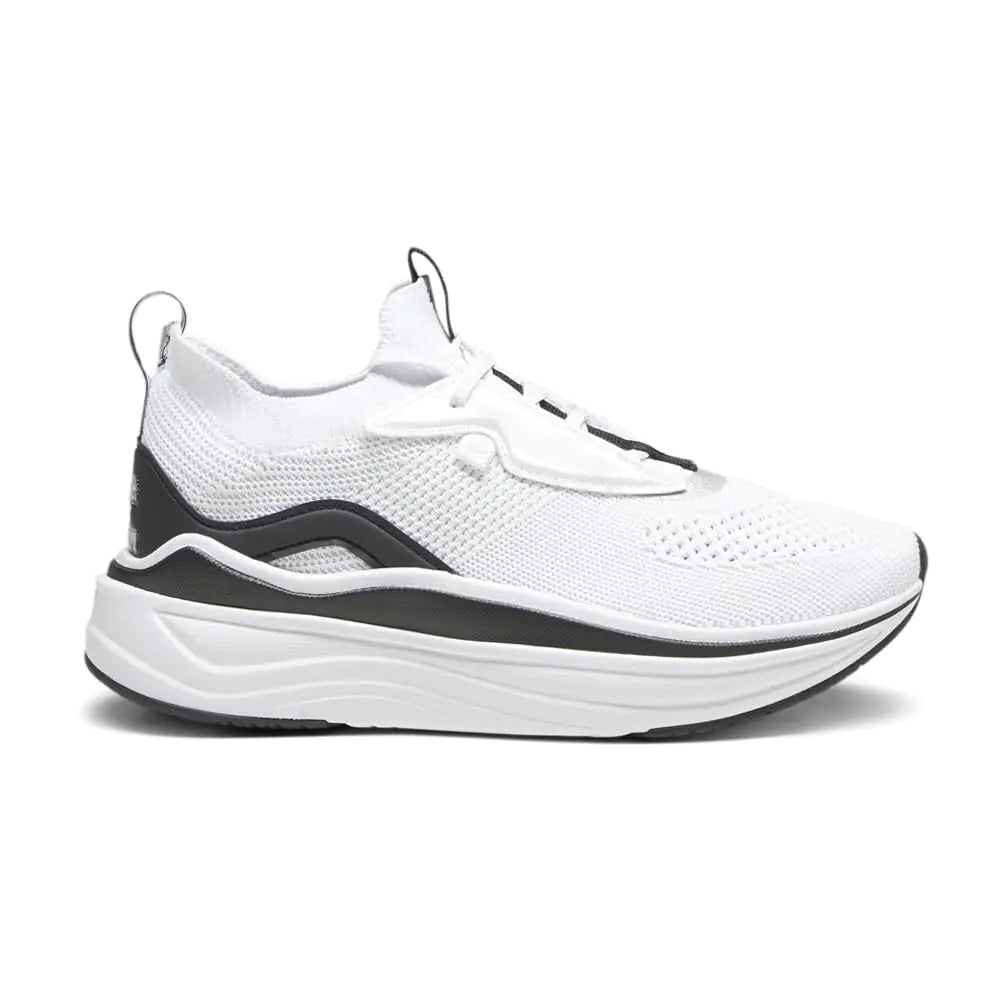 PUMA Softride Stakd Women's Trainer White/Black/Silver 7.5
