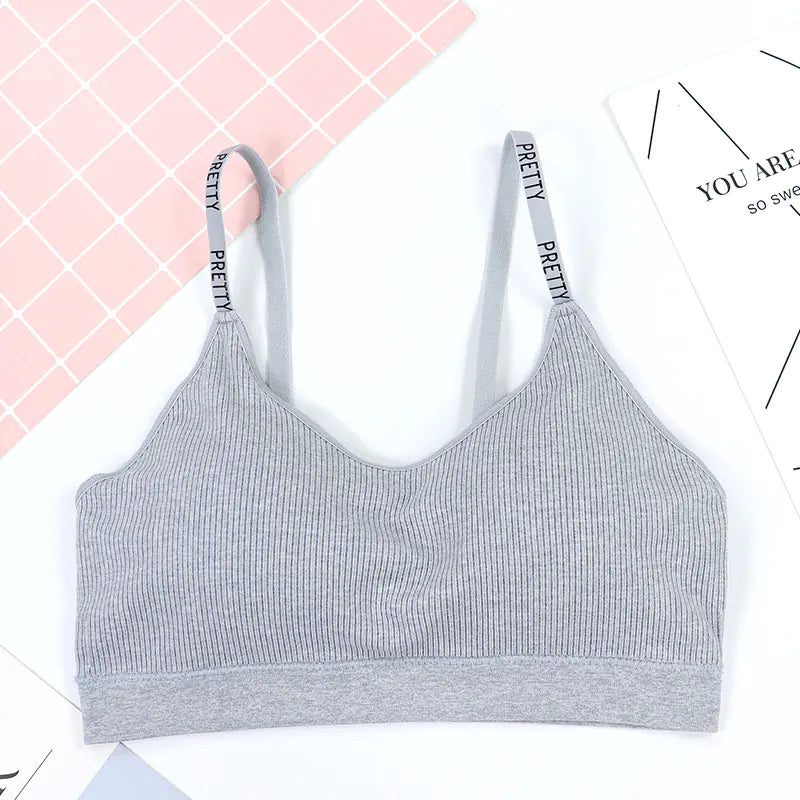 Athletic Alphabet Bandeau Top