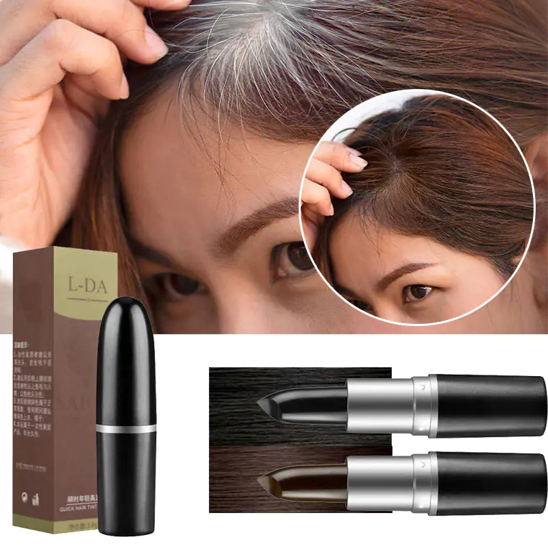 Black Brown Quick Cover Hair Dye Stick