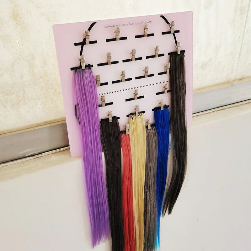 Chic Acrylic Hair Extension Organizer