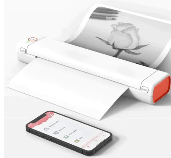 Compact Mobile A4 Thermal Printer