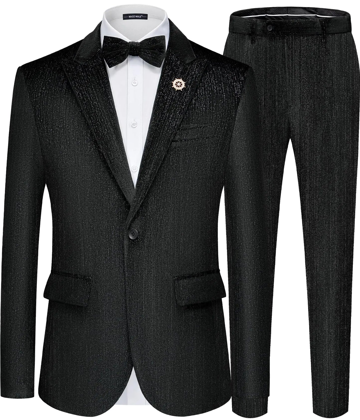 Velvet Elegance Men's Tuxedo Suit Set