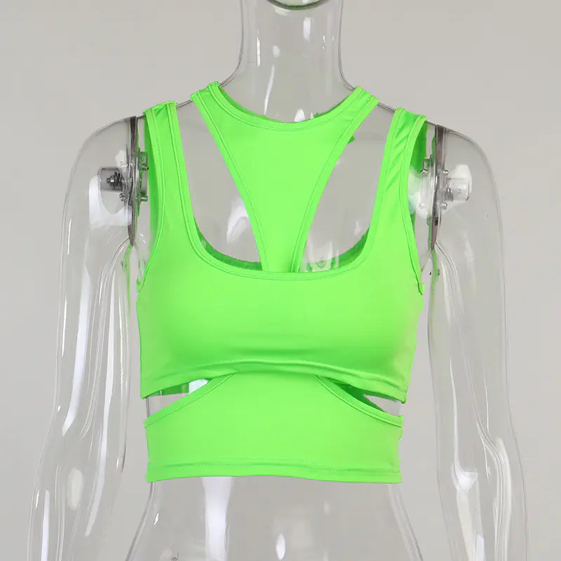 Chic Sleeveless Yoga Sport Top