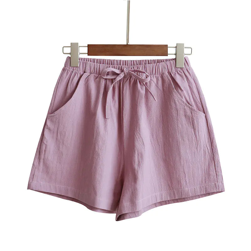 Women's Cotton-Linen Summer Ease Shorts
