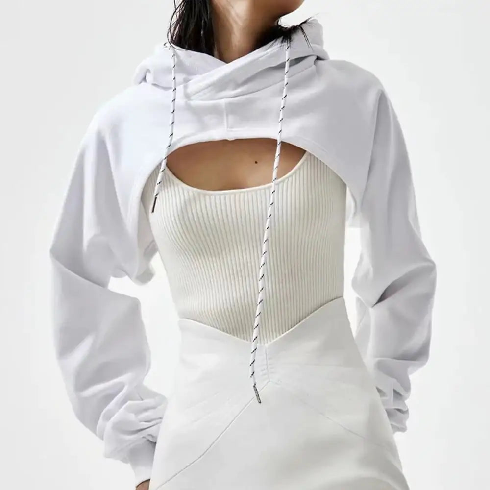 Chic Cropped Hoodie