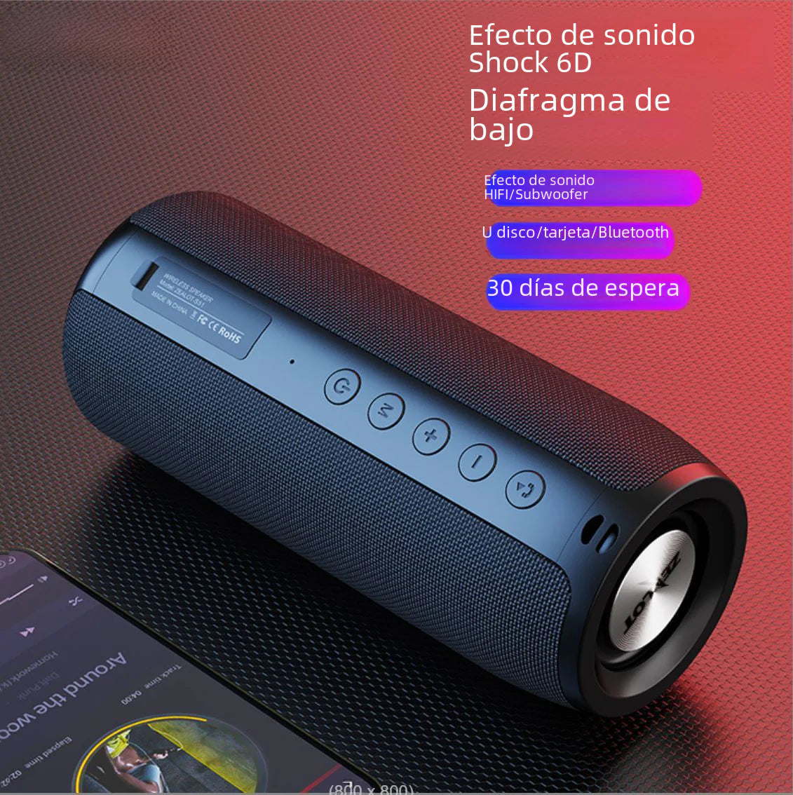 ZEALOT S51 Bass Boost Portable Bluetooth Speaker