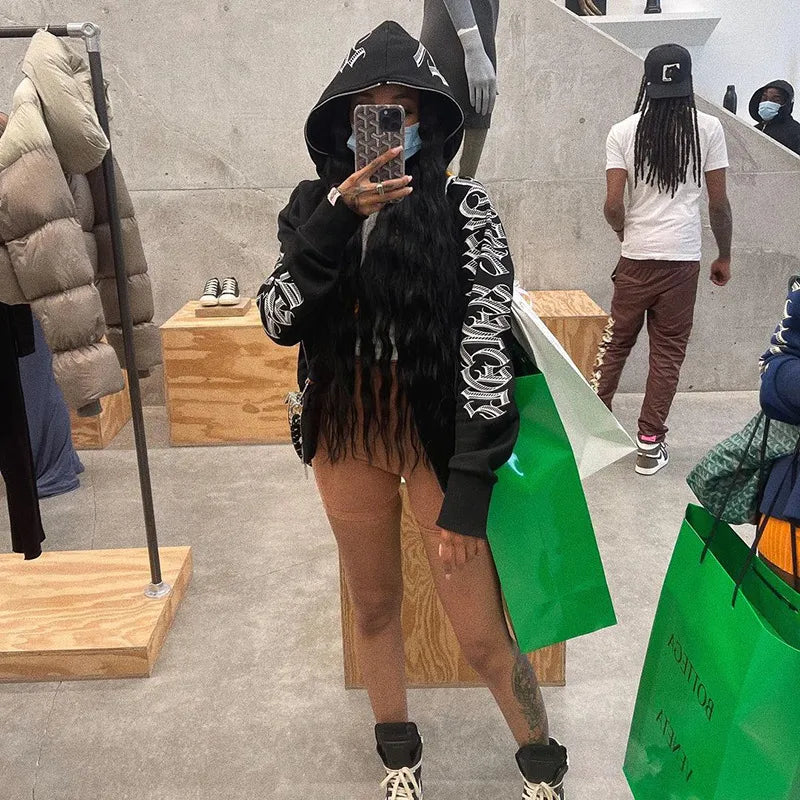 Alphabet Hoodie Sweatshirt