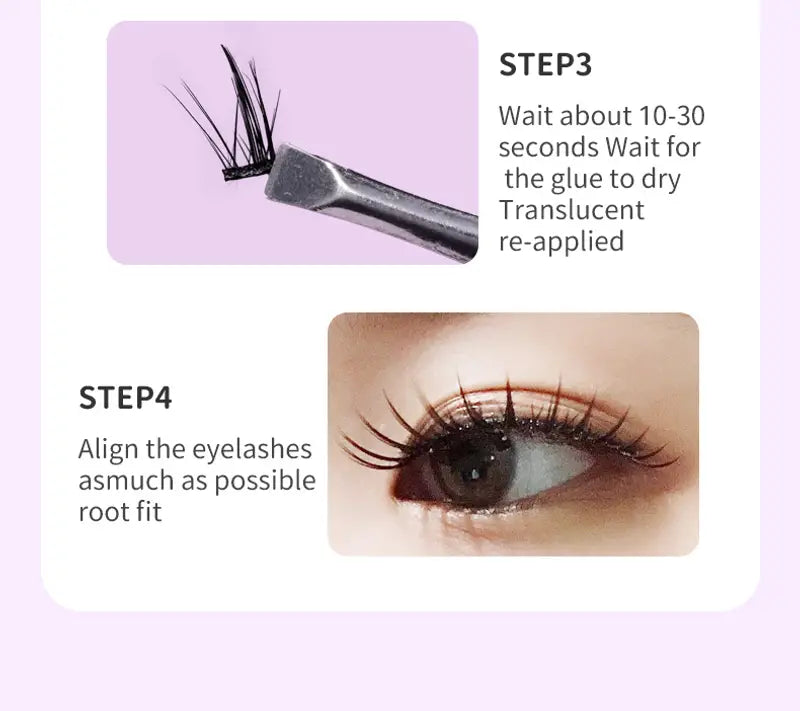 Anime-Inspired Natural Lash Clusters