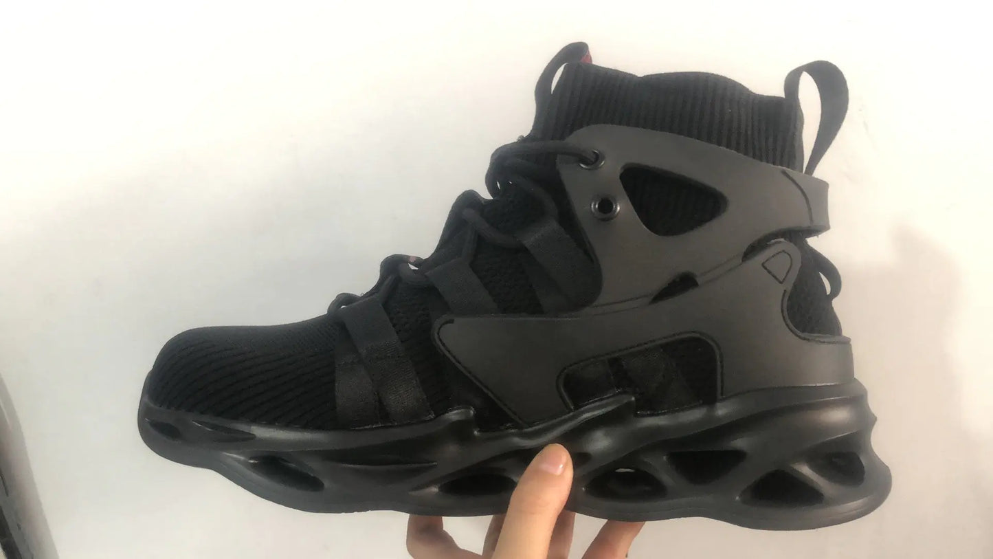Men's Protective High-Top Work Sneakers