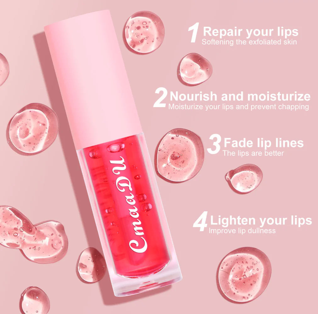 Fruity Shine Color-Shift Lip Oil - Hydrating & Waterproof