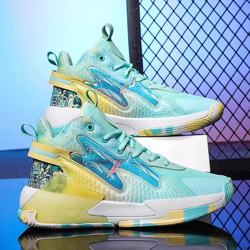 Glow Court High-Top Sneakers