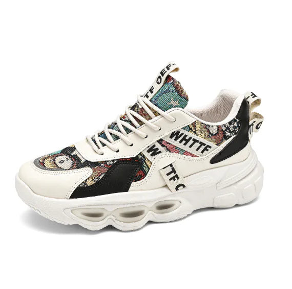 Sporty Graffiti Dad Sneakers