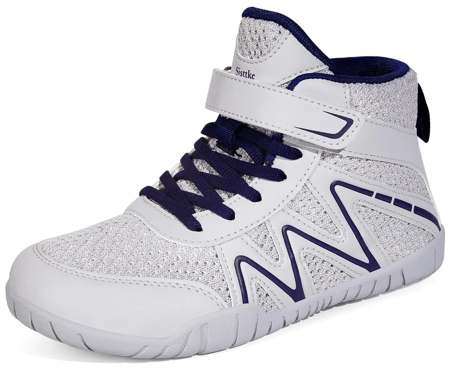 Sisttke Wrestling Shoes for Kids Boys Girls Boxing Shoes Outdoor Sports Sneakers Grey
