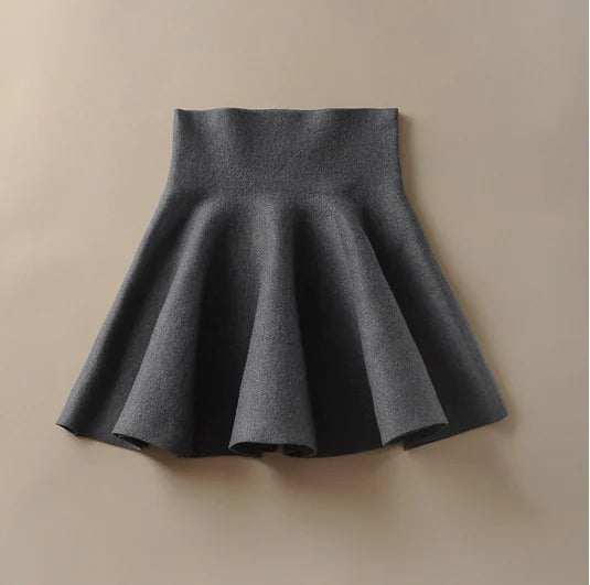 Chic Knitted Midi Skirt