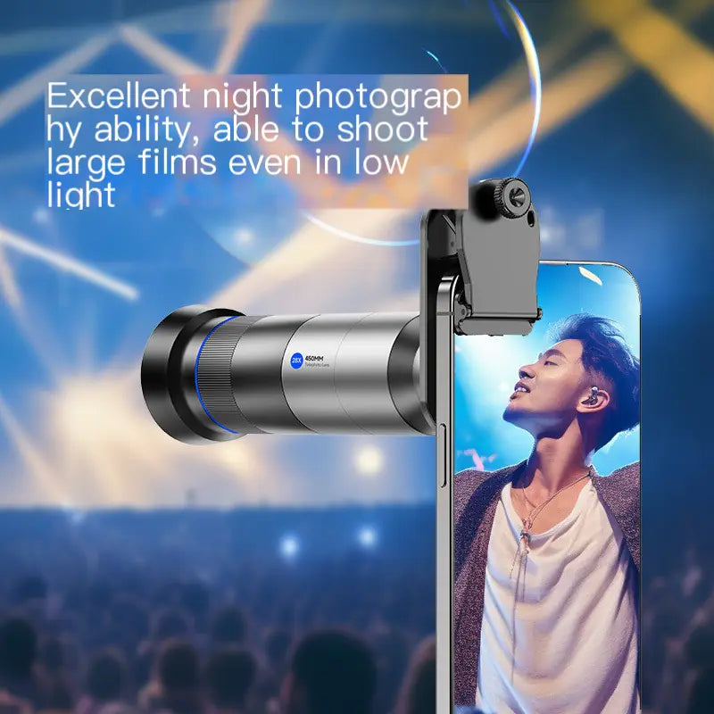 450mm HD Zoom Lens for Smartphones