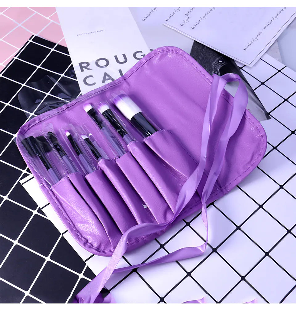 7-Piece Premium Makeup Brush Kit