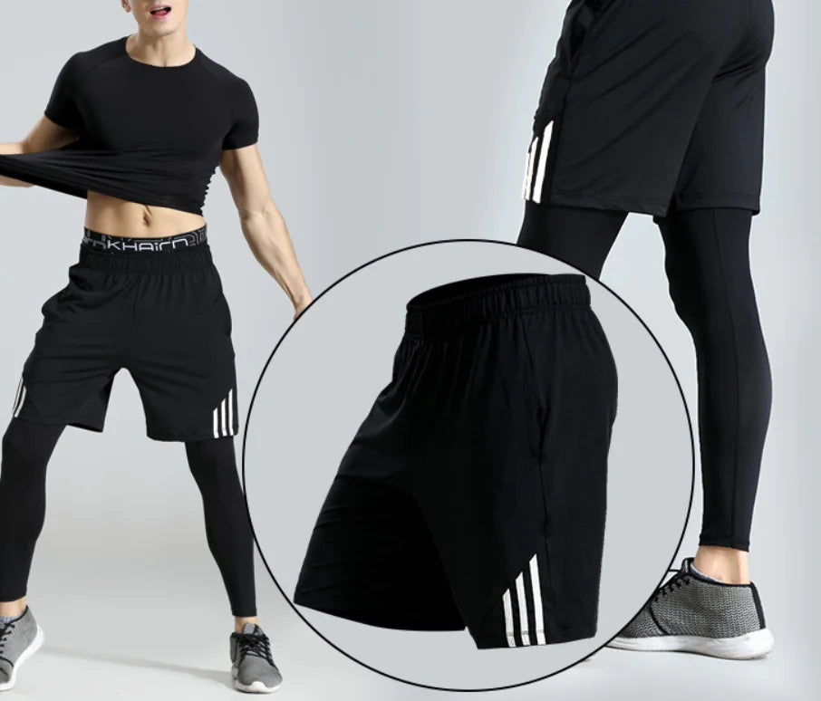 Athletic Pro Running Shorts - Fast Dry Comfort Fit