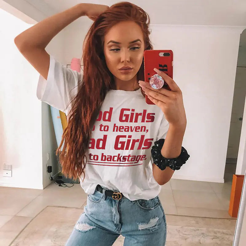 2020 Spring Chic Letter Print Tee