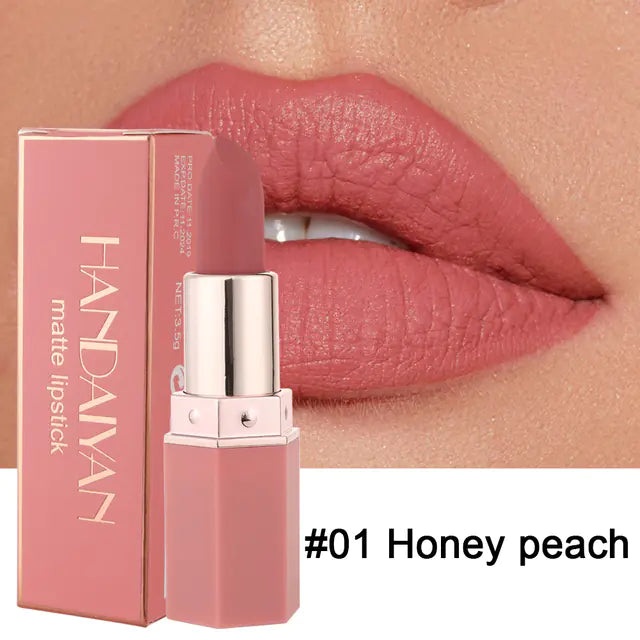 Six-Shade Velvet Matte Lipstick
