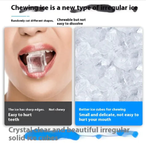 Efficient Mini Ice Crusher - 16kg Daily