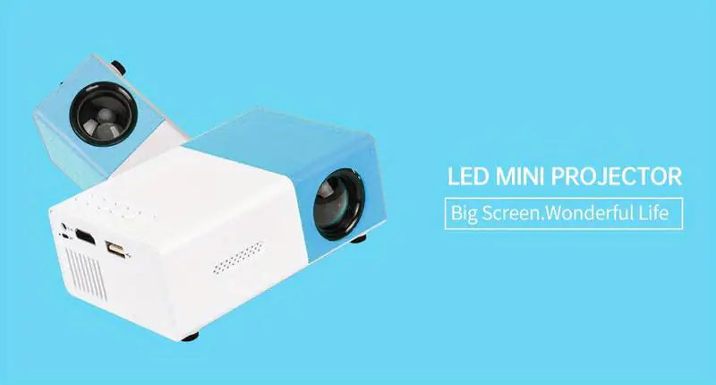 Compact Multi-Platform Projector - HDMI/USB/SD