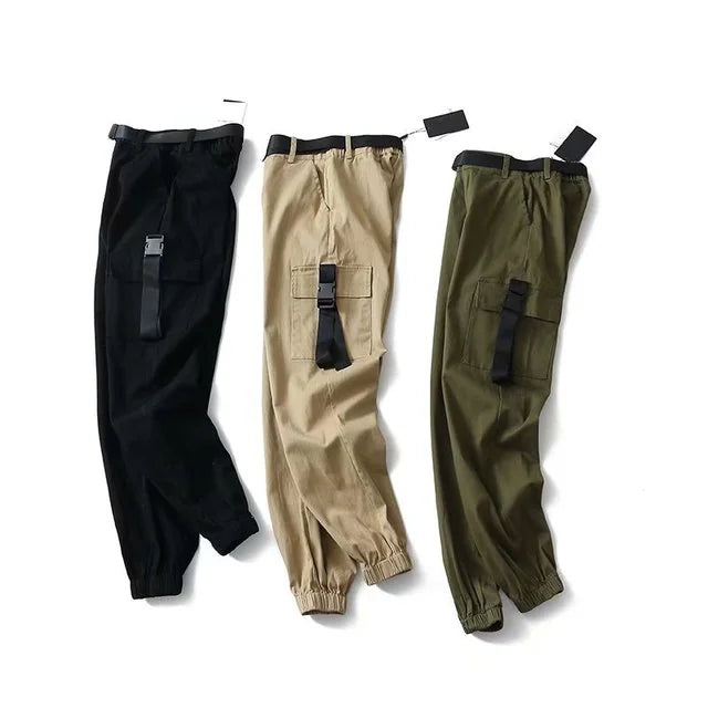Chic Women's Belted Cargo Pants