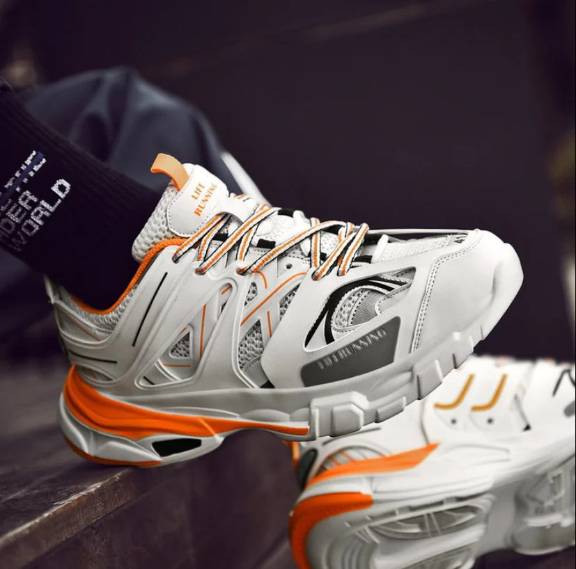 Sporty Lace-Up Comfort Sneakers