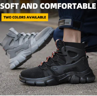 Men's Protective High-Top Work Sneakers