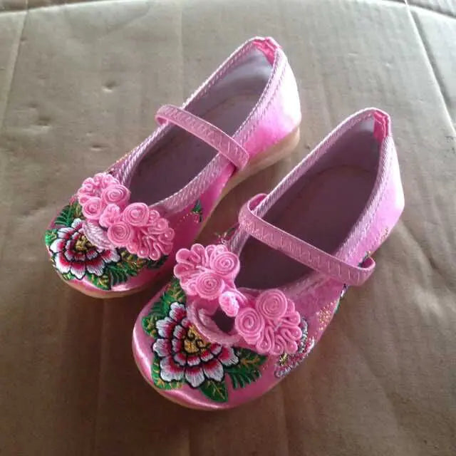 Floral Beijing Baby Shoes