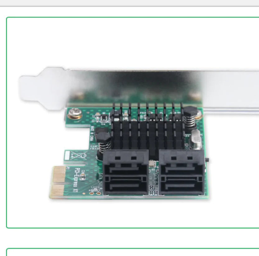 Quad-Port SATA 3.0 PCIe Adapter