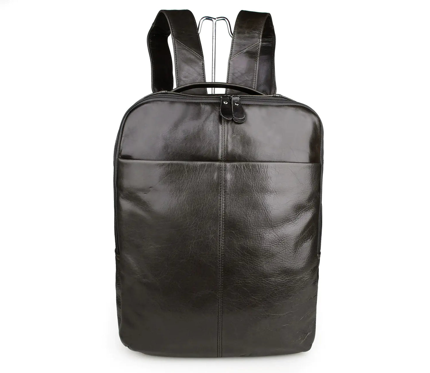 Premium Leather Tech Backpack