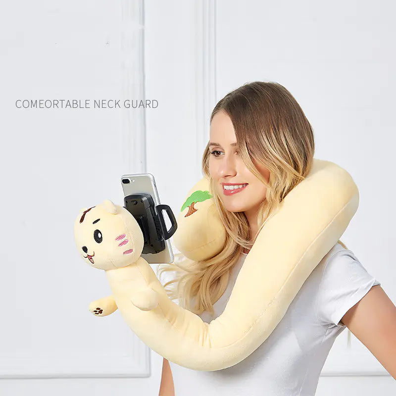 ComfortView U-Shaped Pillow with Stand