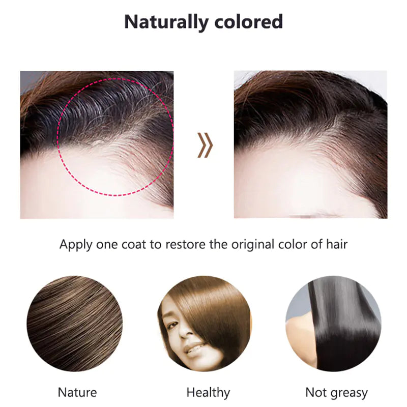 Black Brown Quick Cover Hair Dye Stick
