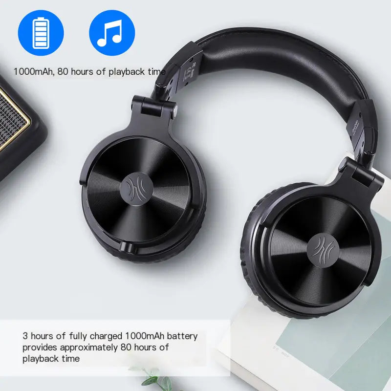 OneOdio Flex Bluetooth Headphones with Removable Cord