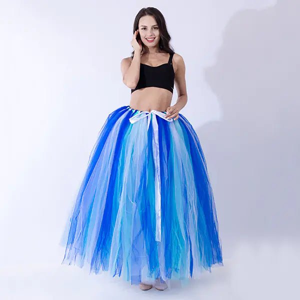 Chic Maternity Tulle Maxi Skirt