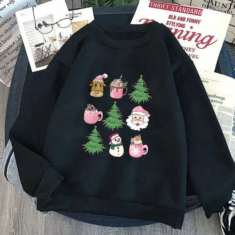 Festive Chic European Sweatshirt