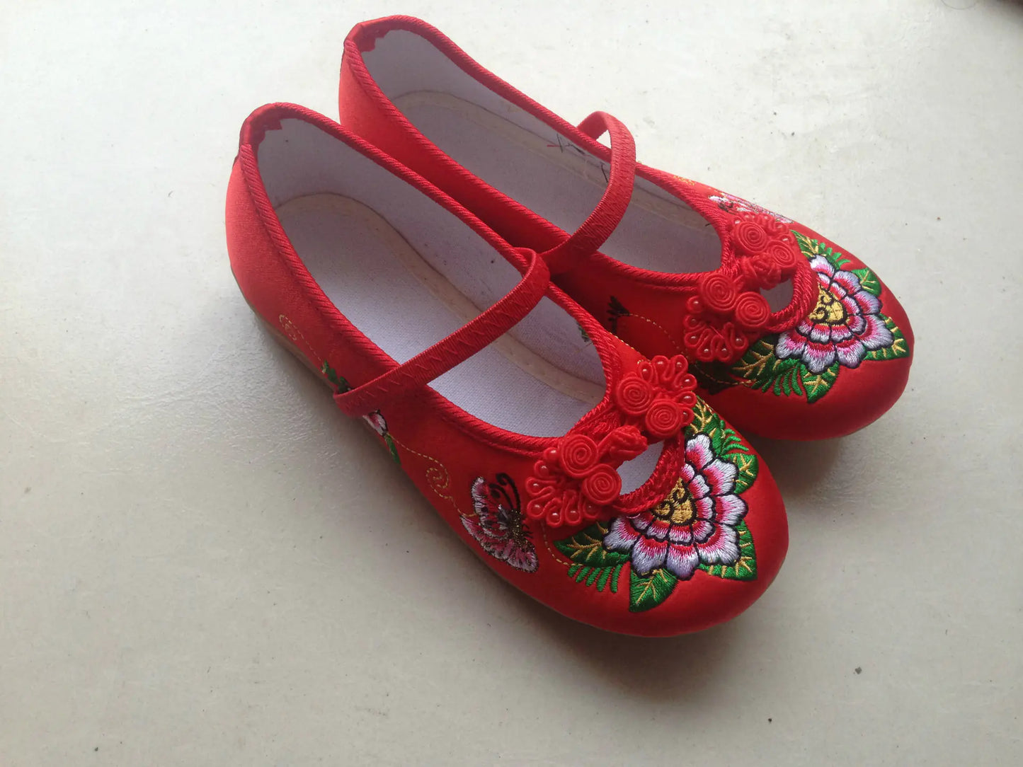 Floral Beijing Baby Shoes