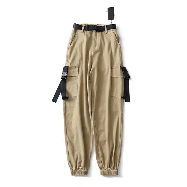 Chic Women's Belted Cargo Pants