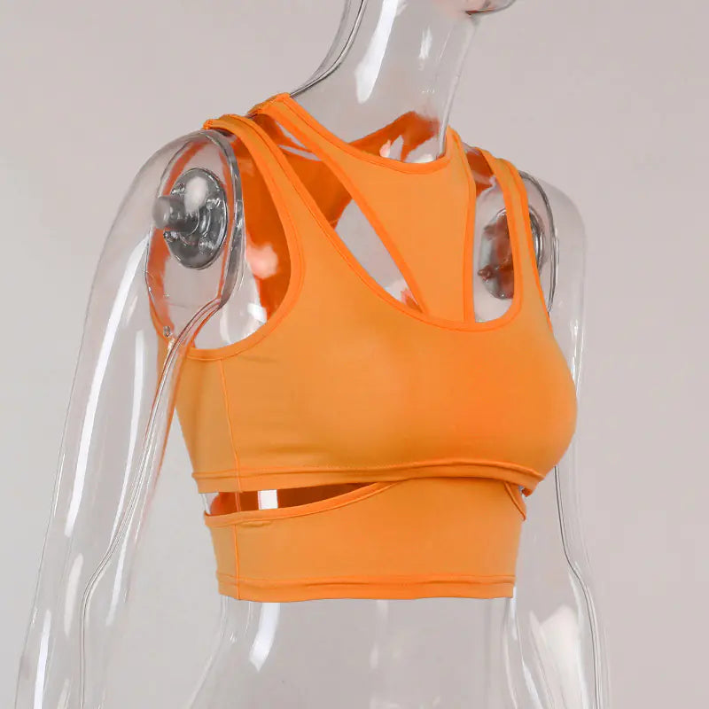 Chic Sleeveless Yoga Sport Top