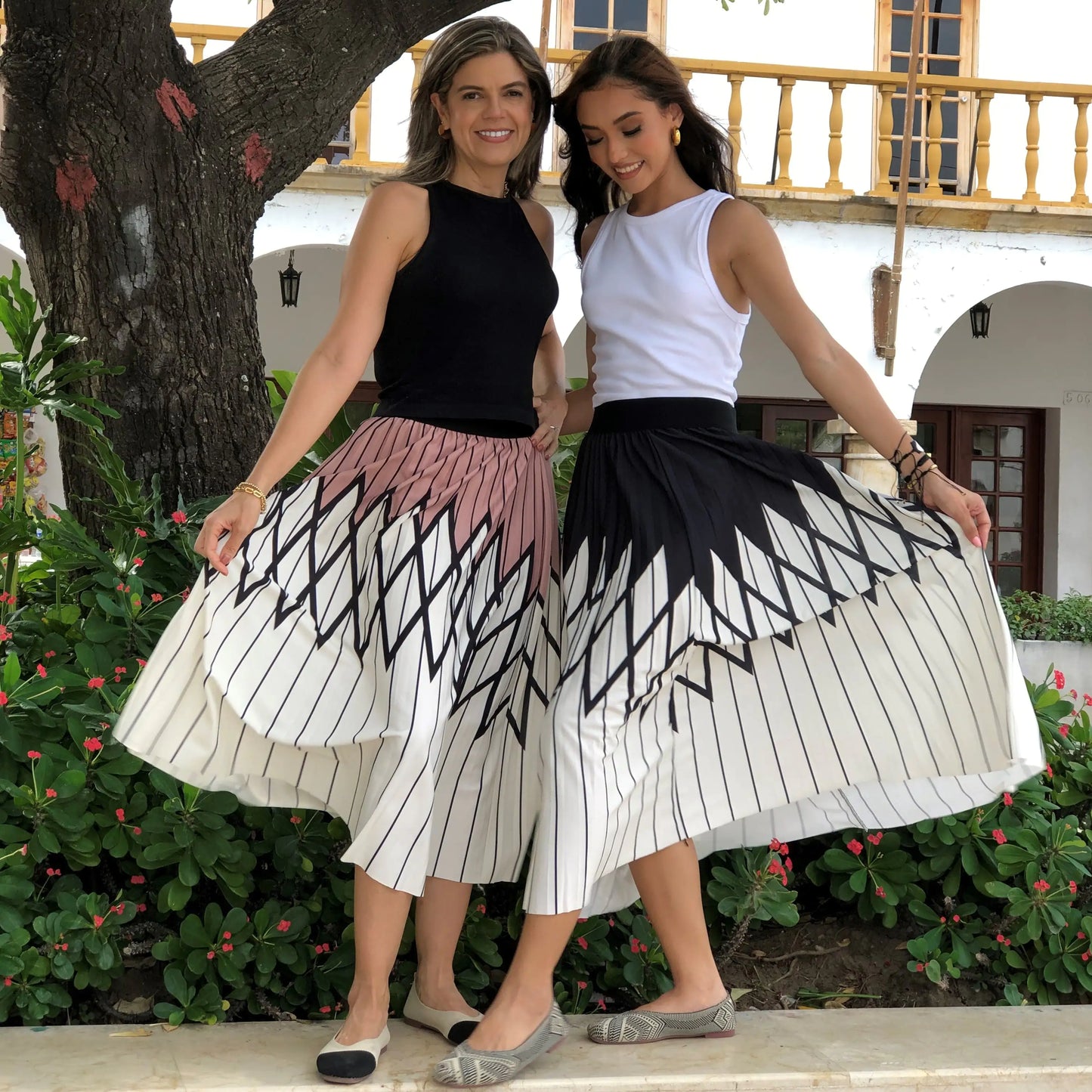 Magnolia Evening Pleats Skirt