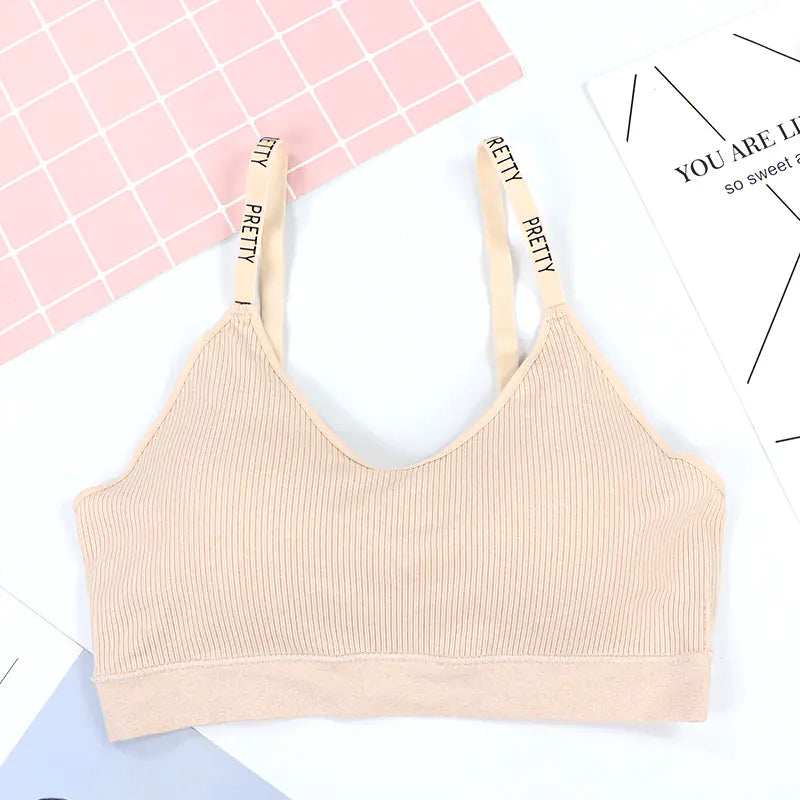 Athletic Alphabet Bandeau Top
