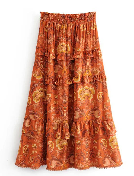 Phoenix Bloom Long Skirt