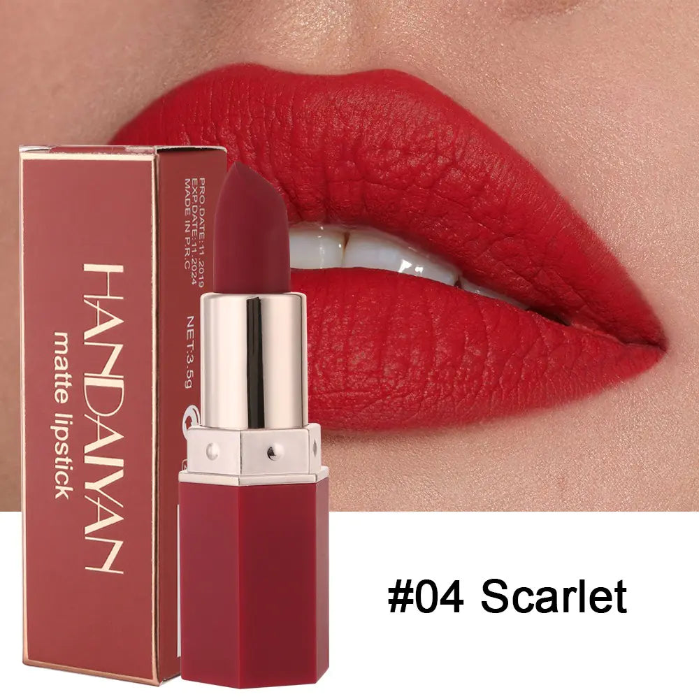 Six-Shade Velvet Matte Lipstick