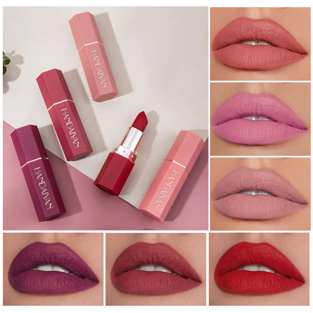 Six-Shade Velvet Matte Lipstick