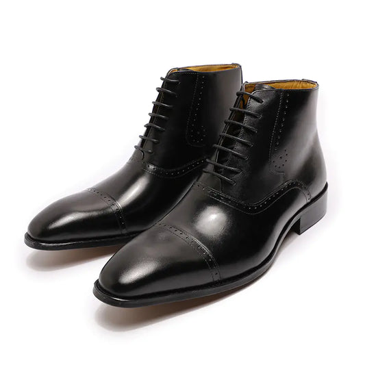 Men's Trendy Leather Martin Boots