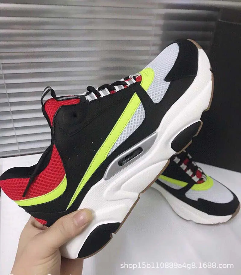 Trendy Color-Block Couple Sneakers