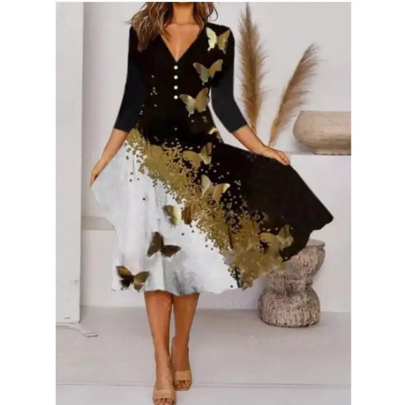 Swift-Dry Elegant Black Skirt