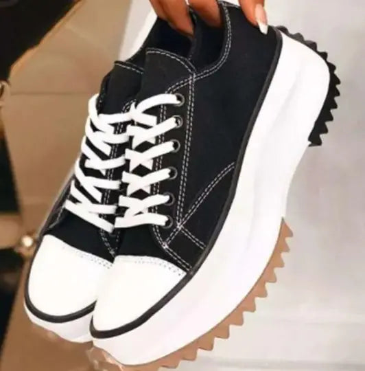 Chic Low-top Platform Sneakers