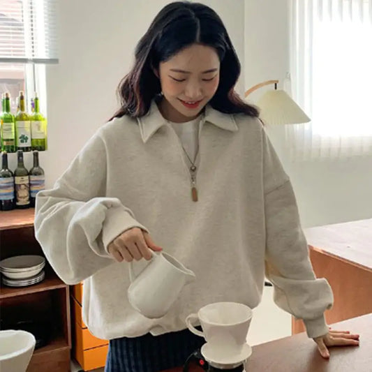 Chic Long Sleeve Comfort Sweatshirt