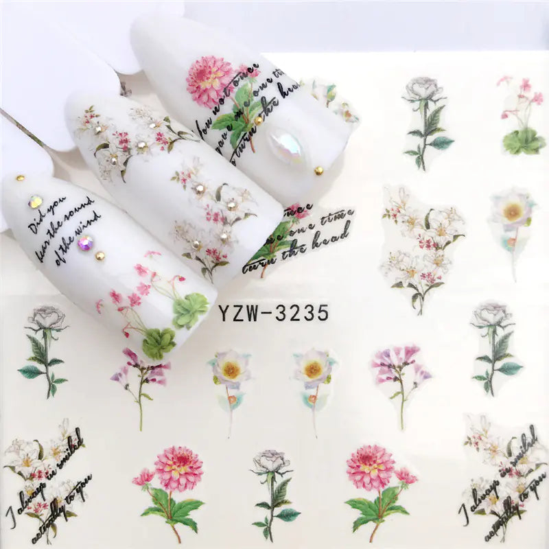 Scandinavian Sky Nail Art Decals